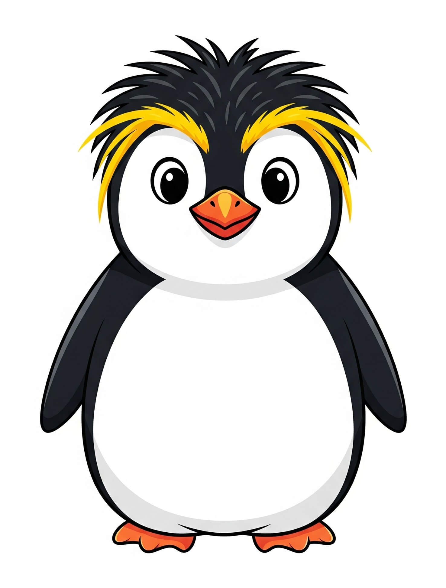 Macaroni Penguin Cartoon