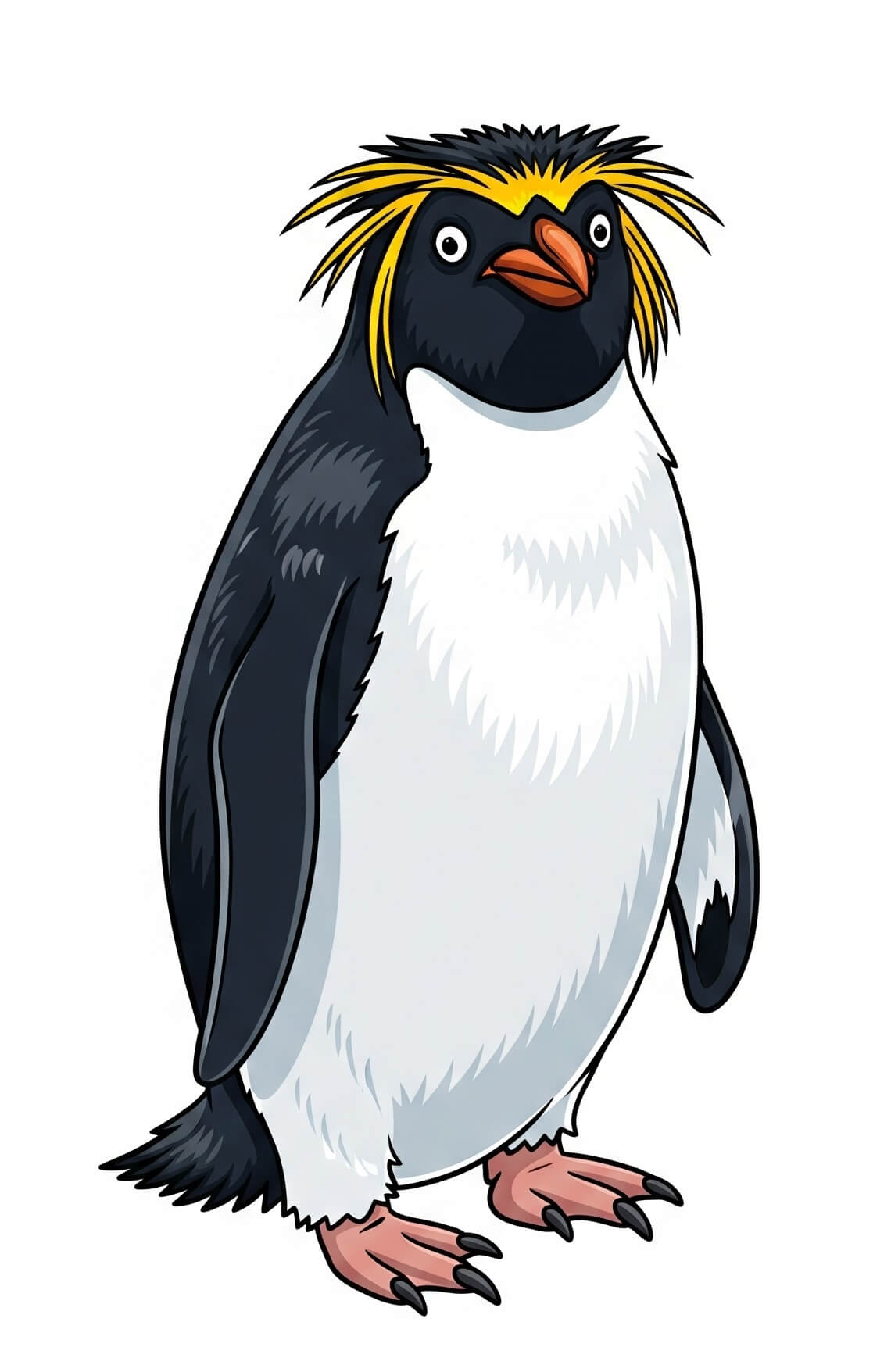 Macaroni Penguin Cartoon Free